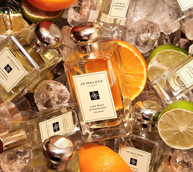 Jo Malone London Lime Basil & Mandarin Colognes with ice