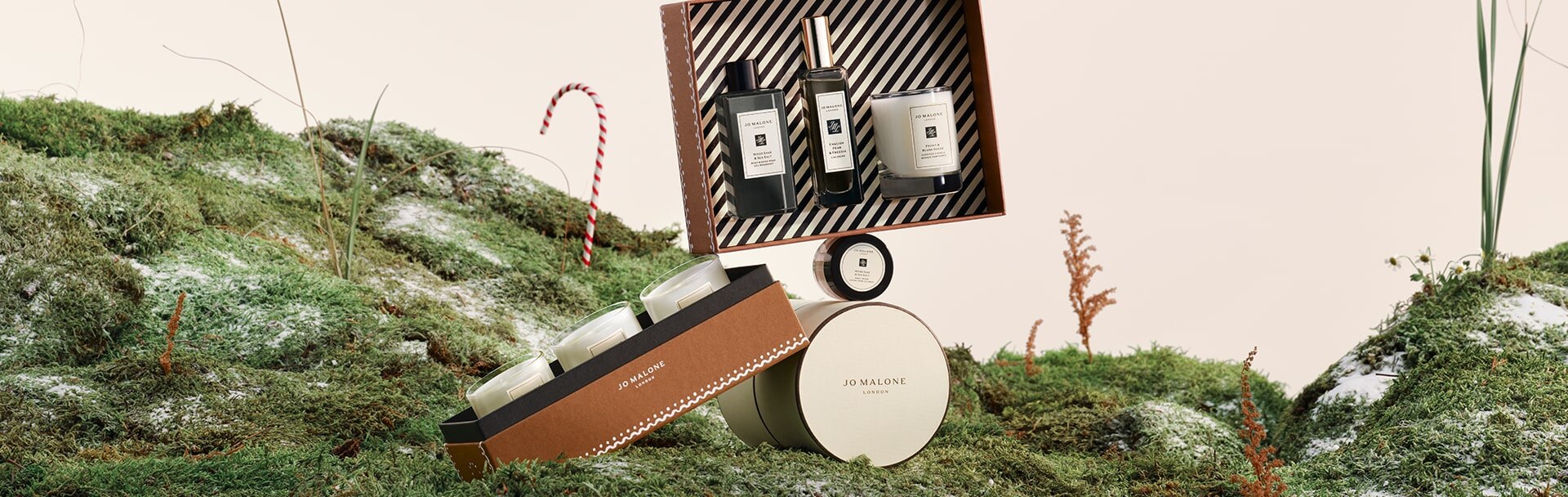 Jo malone london Christmas limited edition gingerbread collections stacked