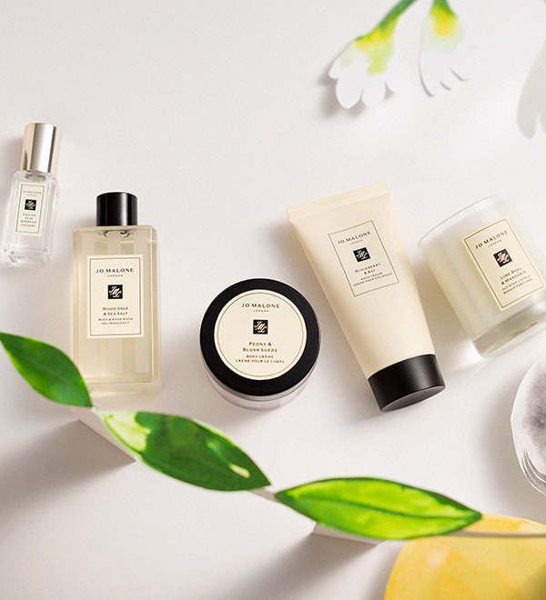 Jo Malone London Little Luxuries travel wash body creme hand cream and travel candle 