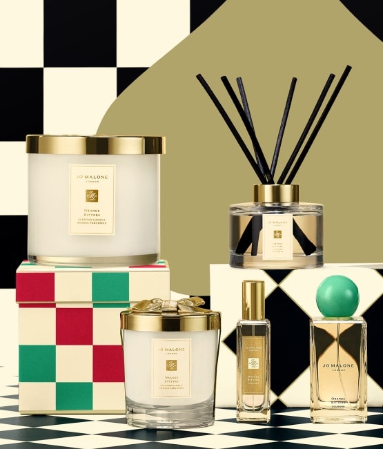 Jo Malone London Orange Bitters Collection Candles Cologne and Diffuser