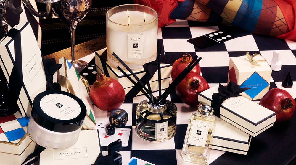 Jo Malone London Pomegranate Noir Colognes Candles & Diffuser 