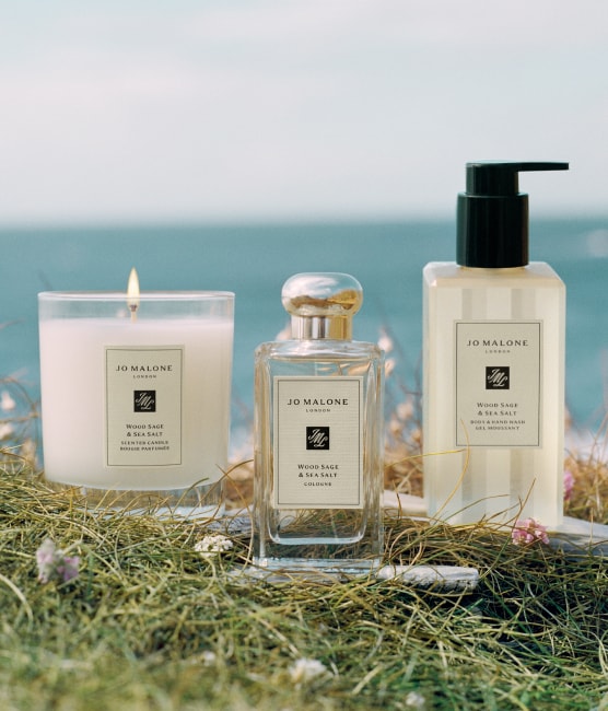 Jo Malone London | Sea Salt & Bergamot Cologne, Wood Sage & Sea Salt Candle and Body Creme