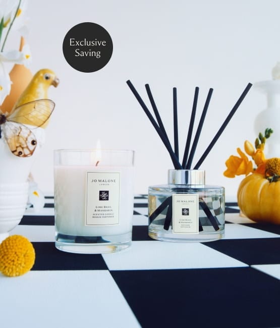 Jo Malone London 15% off when you purchase candle and diffuser