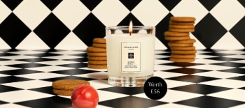 Complimentary candle worth £56 when you spend £200