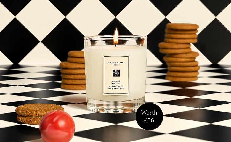 Jo Malone London | Complimentary Candle worth £56 when you spend £200, one item to be from the Home collection. 