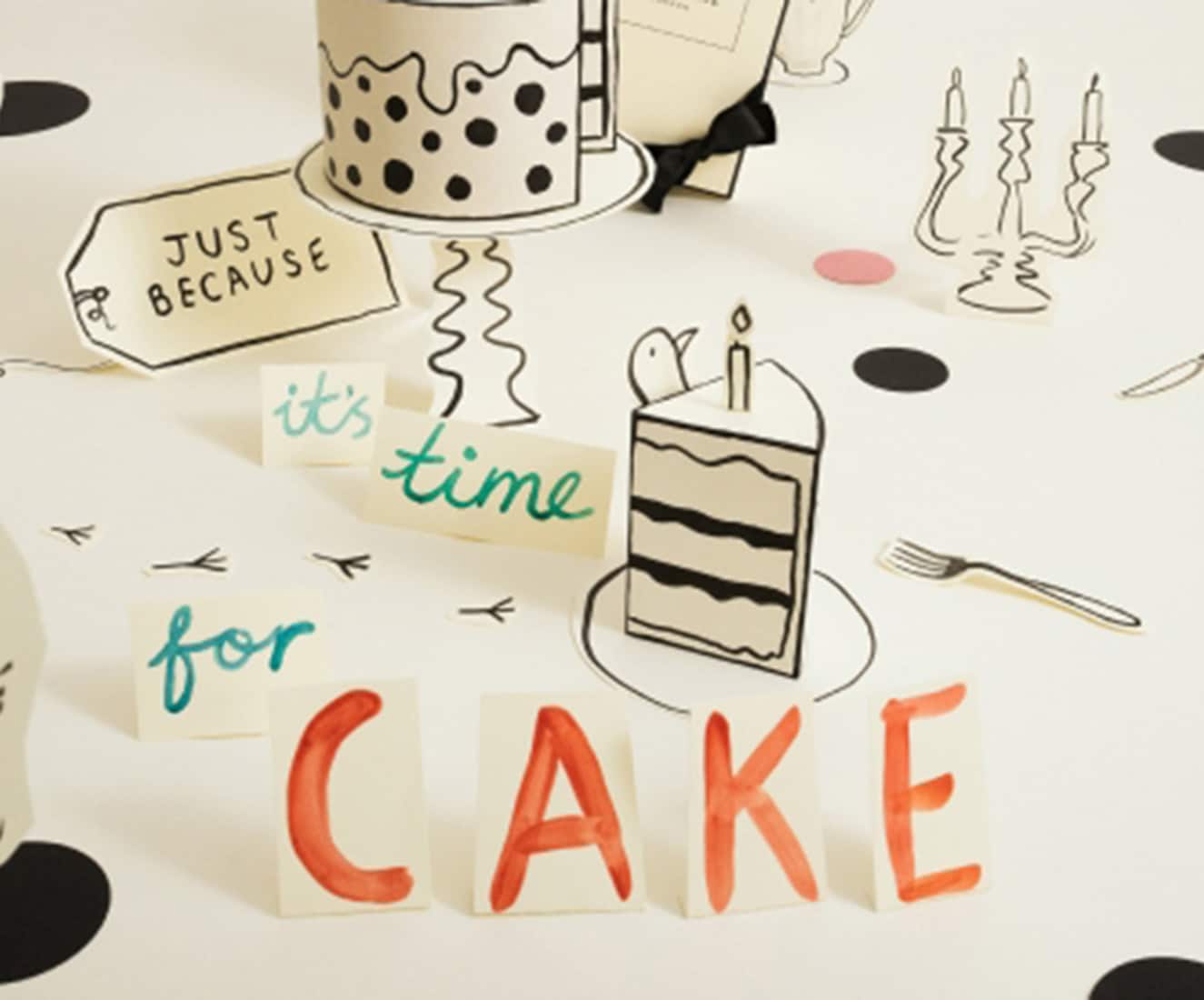 Birthday Cakes and Jo Malone London Boxes on cake stands 